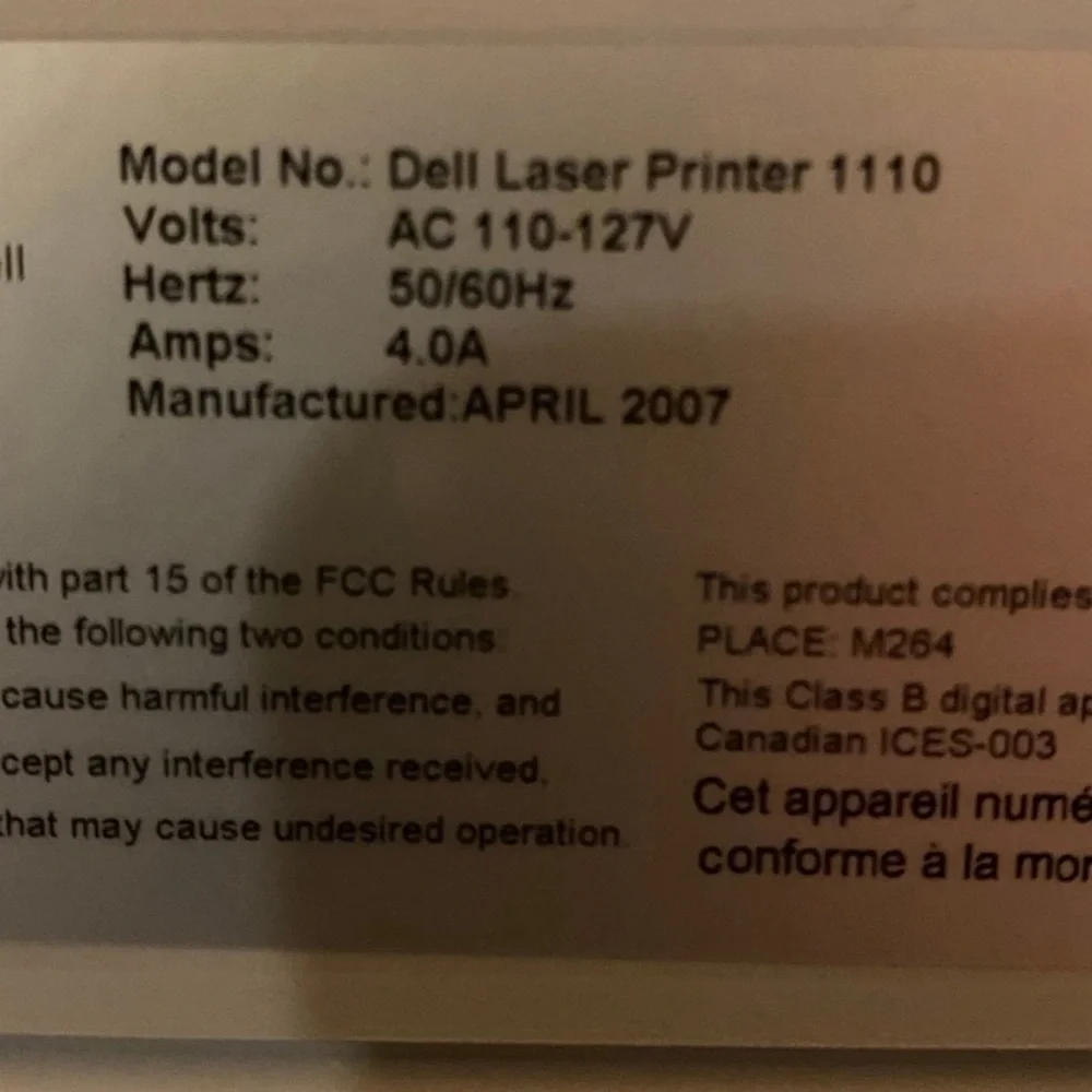 Dell Printer Office Laser Printer